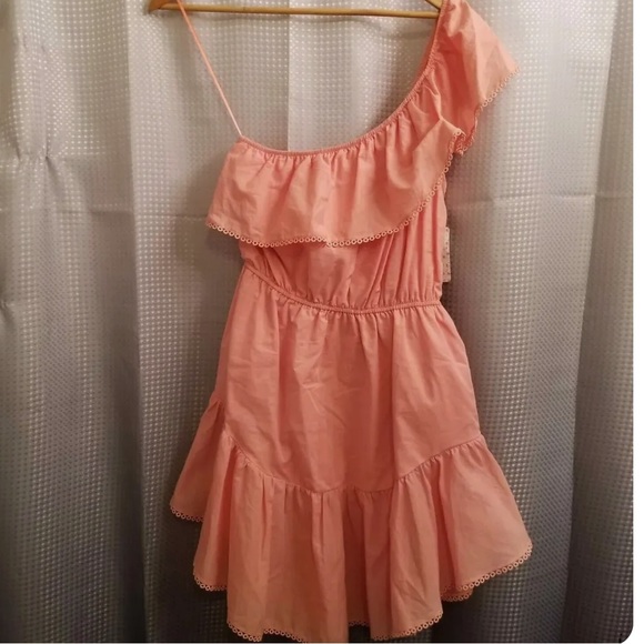 🌼FOR BUNDLE ONLY🌼Free People Endless Lovers Lane One Shoulder Ruffle Mini Dress - Picture 6 of 12